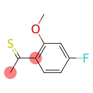 1-(4-fluoro-2-methoxyphenyl)ethanethione