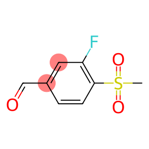 3-fluoro-4-(methylsulfonyl)benzaldehyde