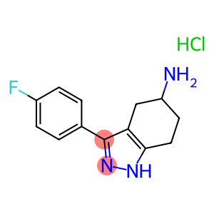 3-(4-fluorophenyl)-4,5,6,7-tetrahydro-1H-indazol-5-amine hydrochloride