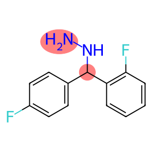 1-((2-fluorophenyl)(4-fluorophenyl)methyl)hydrazine