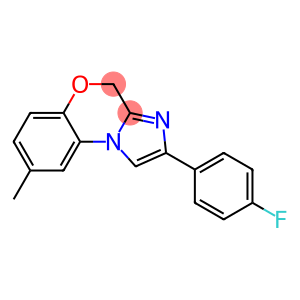 2-(4-FLUOROPHENYL)-8-METHYL-4H-5-OXA-3,9B-DIAZA-CYCLOPENTA[A]NAPHTHALENE