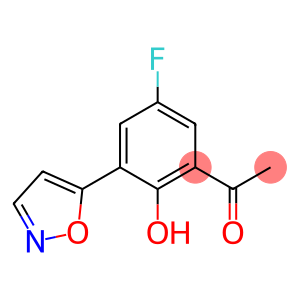 1-(5-FLUORO-2-HYDROXY-3-ISOXAZOL-5-YLPHENYL)ETHANONE