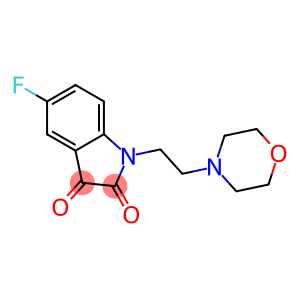 5-fluoro-1-[2-(morpholin-4-yl)ethyl]-2,3-dihydro-1H-indole-2,3-dione