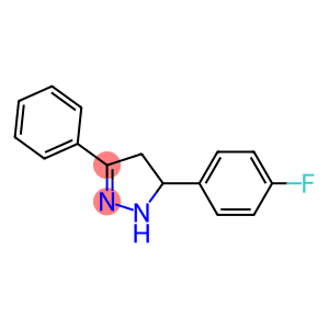 5-(4-fluorophenyl)-3-phenyl-4,5-dihydro-1H-pyrazole