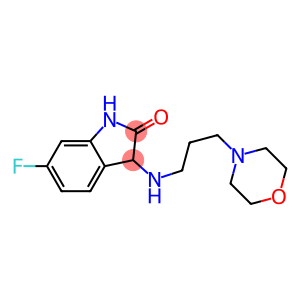 6-fluoro-3-{[3-(morpholin-4-yl)propyl]amino}-2,3-dihydro-1H-indol-2-one