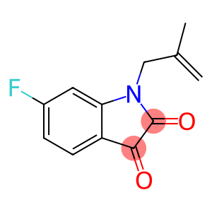 6-fluoro-1-(2-methylprop-2-en-1-yl)-2,3-dihydro-1H-indole-2,3-dione