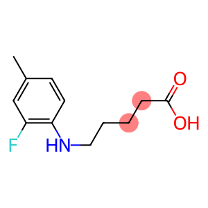 5-[(2-fluoro-4-methylphenyl)amino]pentanoic acid