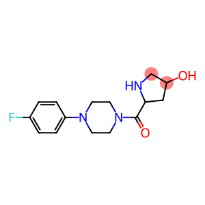 5-{[4-(4-fluorophenyl)piperazin-1-yl]carbonyl}pyrrolidin-3-ol