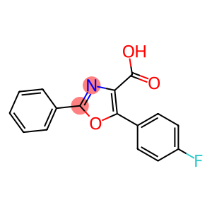 5-(4-fluorophenyl)-2-phenyl-1,3-oxazole-4-carboxylic acid