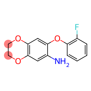 7-(2-fluorophenoxy)-2,3-dihydro-1,4-benzodioxin-6-amine