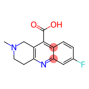 7-fluoro-2-methyl-1,2,3,4-tetrahydrobenzo[b]-1,6-naphthyridine-10-carboxylic acid