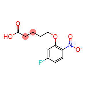 5-(5-fluoro-2-nitrophenoxy)pentanoic acid