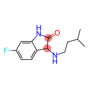 6-fluoro-3-[(3-methylbutyl)amino]-2,3-dihydro-1H-indol-2-one