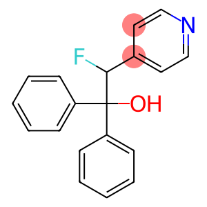 4-(1-Fluoro-2-hydroxy-2,2-diphenylethyl)pyridine