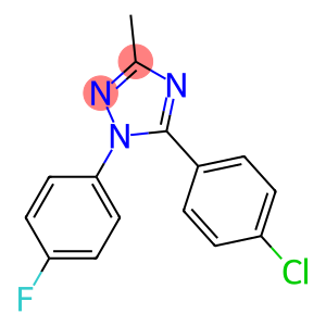 1-(4-Fluorophenyl)-5-(4-chlorophenyl)-3-methyl-1H-1,2,4-triazole