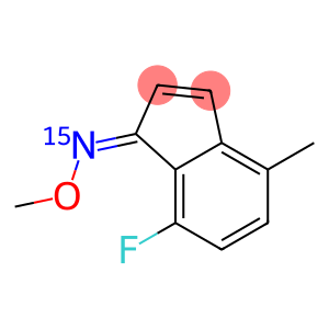 7-Fluoro-4-methyl-1H-inden-1-one O-methyl(15N)oxime