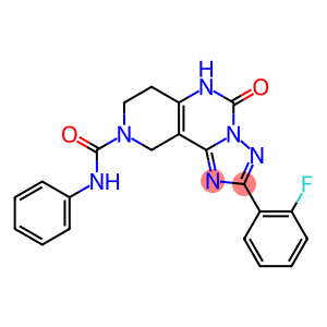 2-(2-Fluorophenyl)-4,5,6,7-tetrahydro-4-oxo-N-phenyl-1,3,3a,5,8-pentaaza-3aH-benz[e]indene-8(9H)-carboxamide