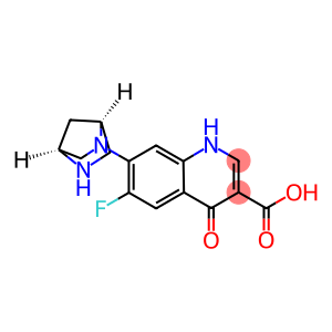 6-Fluoro-1,4-dihydro-4-oxo-7-[(1S,4S)-2,5-diazabicyclo[2.2.1]heptan-2-yl]quinoline-3-carboxylic acid