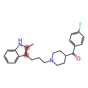 3-[3-[4-(4-Fluorobenzoyl)piperidino]propyl]-2-methyl-1H-indole