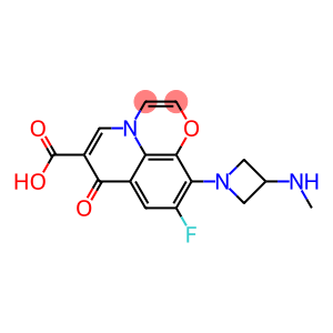 9-Fluoro-10-[3-(methylamino)azetidin-1-yl]-7-oxo-7H-pyrido[1,2,3-de]-1,4-benzoxazine-6-carboxylic acid