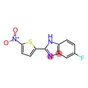5-Fluoro-2-[5-nitrothiophen-2-yl]-1H-benzimidazole