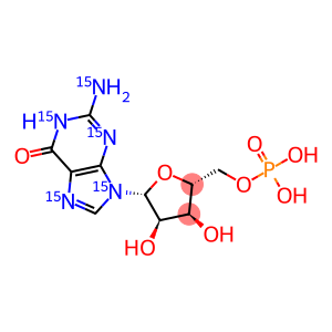 Guanosine 5'-Monophosphate-15N5