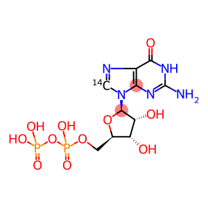 GUANOSINE 5'-DIPHOSPHATE, [8-14C]