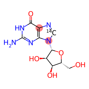 GUANOSINE, [8-14C]-