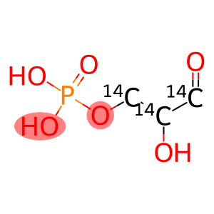 GLYCERALDEHYDE-3-PHOSPHATE DISODIUM SALT, [14C(U)]