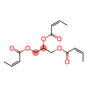 Trisisocrotonic acid 1,2,3-propanetriyl ester