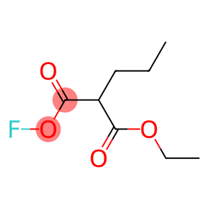 Hypofluorous acid 2-ethoxycarbonylpentanoyl ester