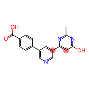 4-[5-(6-HYDROXY-2-METHYLPYRIMIDIN-4-YL)PYRIDIN-3-YL]BENZOIC ACID