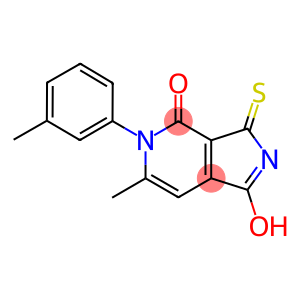 1-HYDROXY-6-METHYL-5-(3-METHYLPHENYL)-3-THIOXO-3,5-DIHYDRO-4H-PYRROLO[3,4-C]PYRIDIN-4-ONE