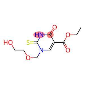 1-(2-HYDROXY-ETHOXYMETHYL)-4-OXO-2-THIOXO-1,2,3,4-TETRAHYDRO-PYRIMIDINE-5-CARBOXYLIC ACID ETHYL ESTER