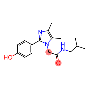 2-[2-(4-HYDROXY-PHENYL)-4,5-DIMETHYL-IMIDAZOL-1-YL]-N-ISOBUTYL-ACETAMIDE