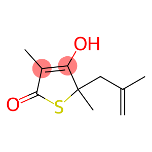 4-HYDROXY-3,5-DIMETHYL-5-(2-METHYL-ALLYL)-5H-THIOPHEN-2-ONE