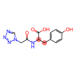 3-(4-hydroxyphenyl)-2-[(1H-tetrazol-1-ylacetyl)amino]propanoic acid