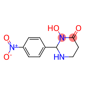 3-hydroxy-2-{4-nitrophenyl}tetrahydro-4(1H)-pyrimidinone