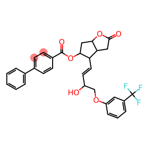 4-{3-hydroxy-4-[3-(trifluoromethyl)phenoxy]-1-butenyl}-2-oxohexahydro-2H-cyclopenta[b]furan-5-yl [1,1'-biphenyl]-4-carboxylate