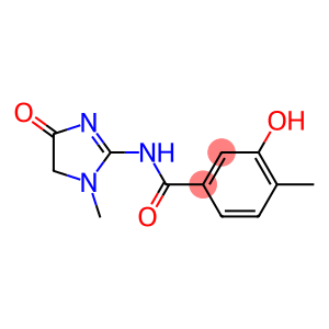 3-hydroxy-4-methyl-N-(1-methyl-4-oxo-4,5-dihydro-1H-imidazol-2-yl)benzamide