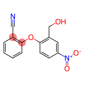 2-[2-(hydroxymethyl)-4-nitrophenoxy]benzonitrile