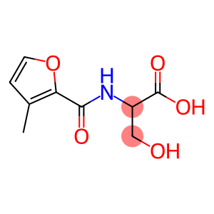 3-hydroxy-2-[(3-methyl-2-furoyl)amino]propanoic acid