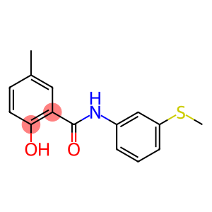 2-hydroxy-5-methyl-N-[3-(methylsulfanyl)phenyl]benzamide