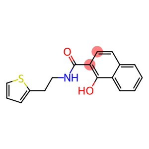 1-hydroxy-N-[2-(thiophen-2-yl)ethyl]naphthalene-2-carboxamide