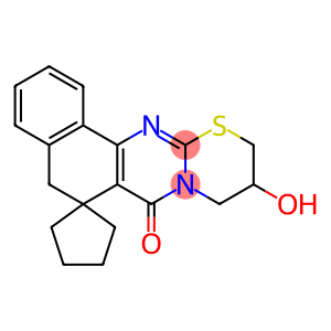 10-hydroxy-5,6,10,11-tetrahydrospiro(7H,9H-benzo[h][1,3]thiazino[2,3-b]quinazoline-6,1'-cyclopentane)-7-one