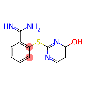 2-[(4-hydroxypyrimidin-2-yl)sulfanyl]benzene-1-carboximidamide