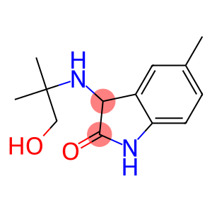 3-[(1-hydroxy-2-methylpropan-2-yl)amino]-5-methyl-2,3-dihydro-1H-indol-2-one