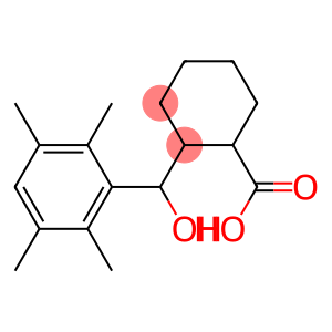 2-[hydroxy(2,3,5,6-tetramethylphenyl)methyl]cyclohexane-1-carboxylic acid