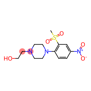 1-(2-Hydroxyethyl)-4-[2-(methylsulphonyl)-4-nitrophenyl]piperazine