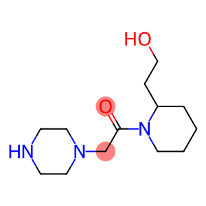 1-[2-(2-hydroxyethyl)piperidin-1-yl]-2-(piperazin-1-yl)ethan-1-one